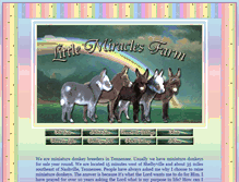 Tablet Screenshot of littlemiraclesfarm.com